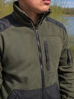 Костюм флисовый (ХАКИ/ЧЕРНЫЙ 60-62\5-6)