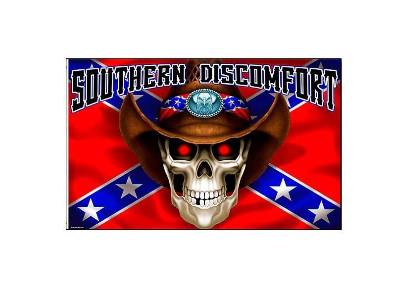 ФЛАГ "SOUTHERN DISCOMFORT" 3*5 ( ПОЛИЭСТЭР ) HOT LEATHER