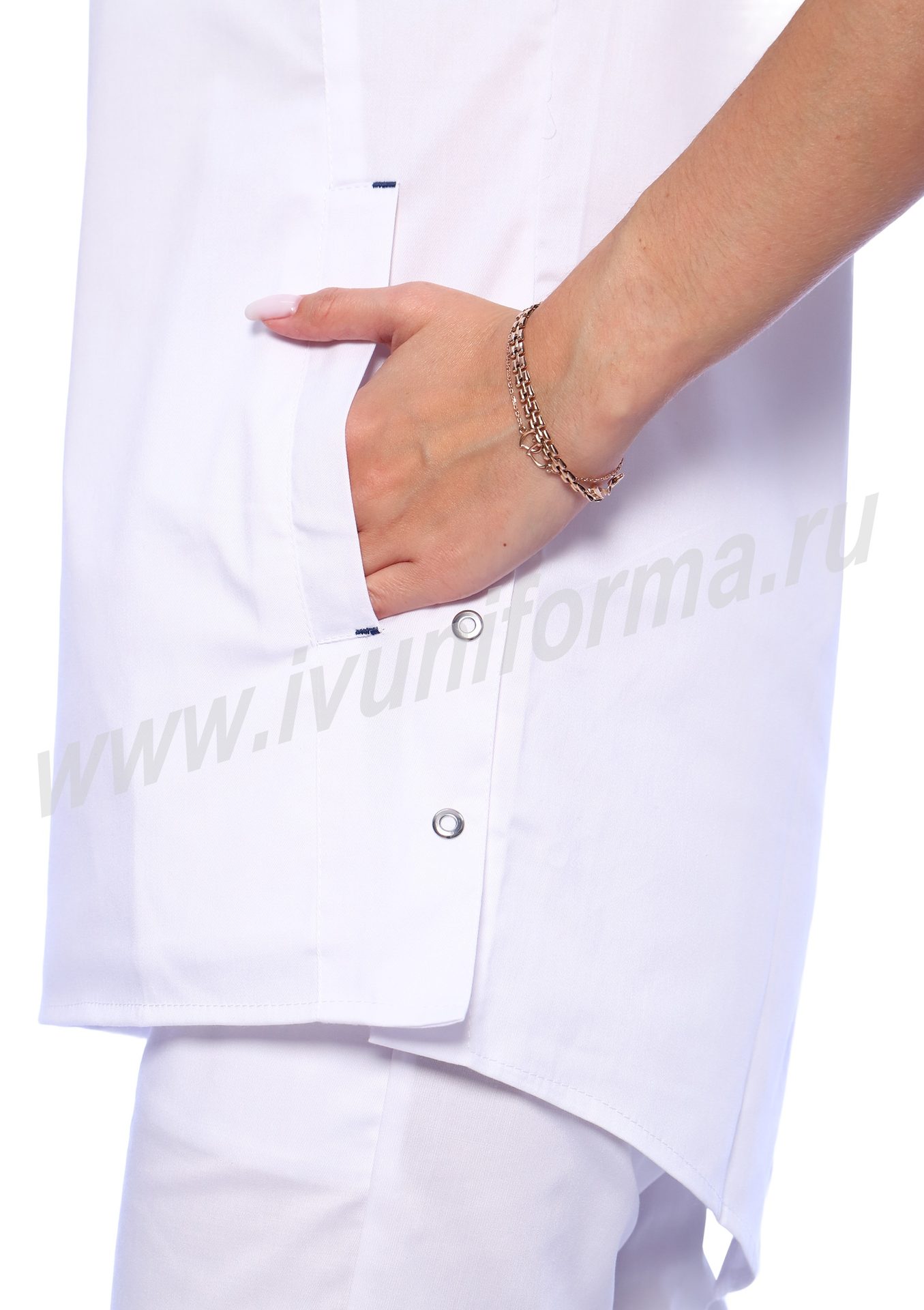 Костюм женский РОКСИ стрейч  (БЕЛЫЙ 56\)